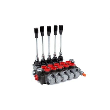 Chief Directional Control Valve, 10 GPM, 4 Way 3 Pos, 5 Spool, Tandem Center 220926